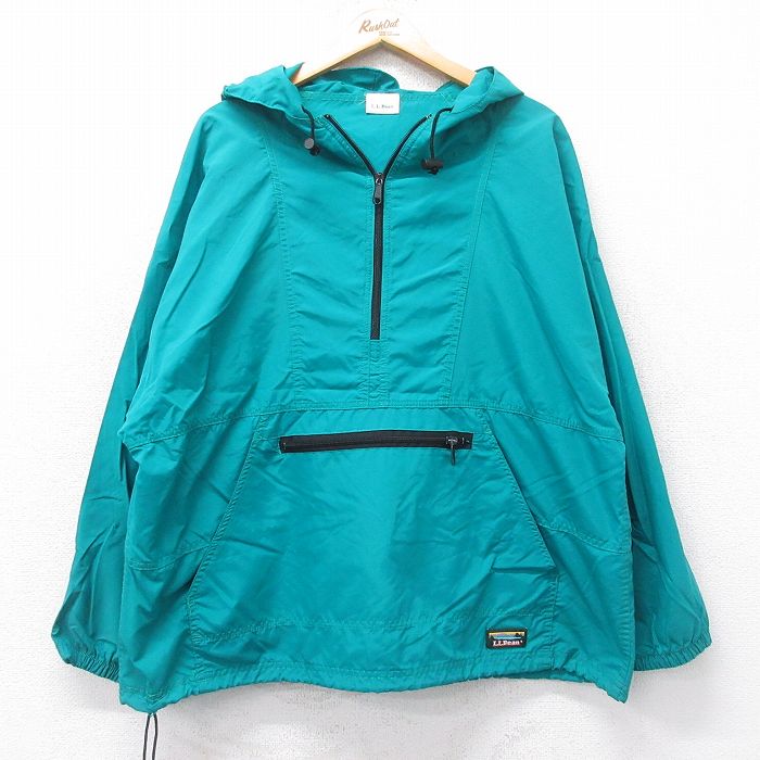 ジャケット・アウター 90s LLBean nylon anorak parka used vintage old 80s 90s L.L.Bean Nylon anorak parka ナイロン