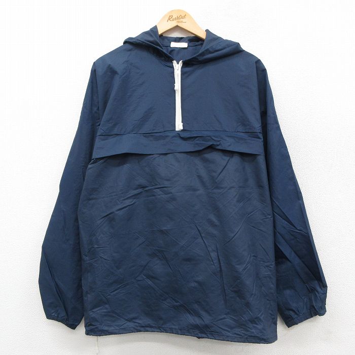 古着通販 M☆古着 Wear Guard 長袖 ハーフジップ ナイロン ジャケット