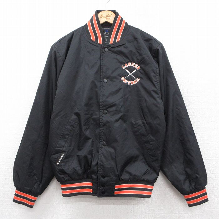 古着通販 M☆古着 ホロウェイ 長袖 ナイロン ジャケット スタジャン