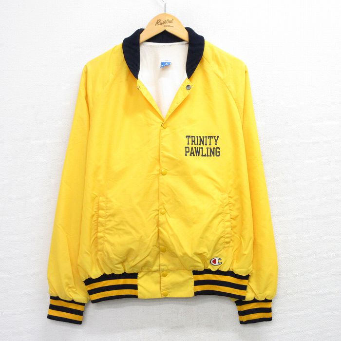 古着通販 L☆古着 チャンピオン champion 長袖 ナイロン ジャケット