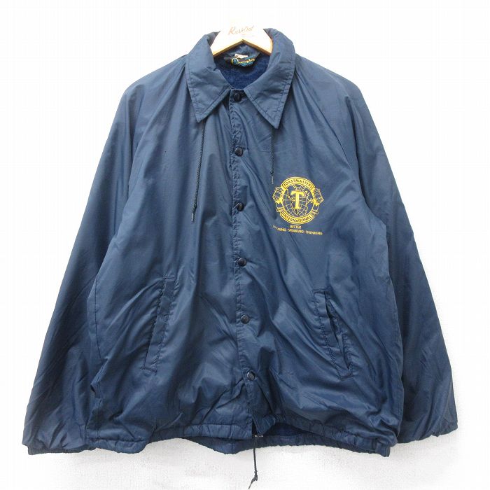 古着通販 L☆古着 チャンピオン champion 長袖 ナイロン ジャケット