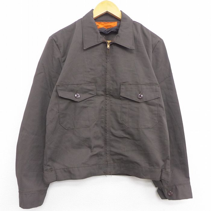 古着通販 L☆古着 レッドキャップ 長袖 ワーク ジャケット