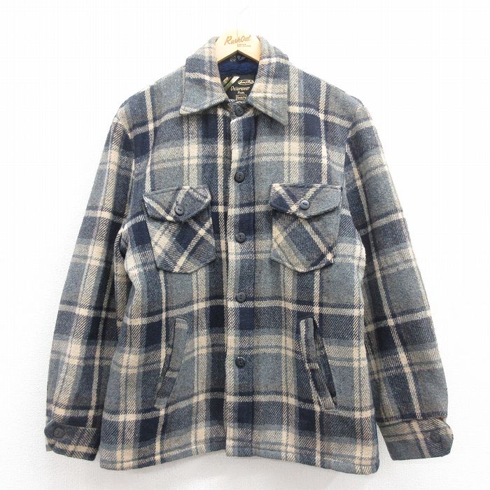 US 古着　長袖　まとめ売り 古着通販 L☆古着 シアーズ 長袖 ウール ジャケット メンズ 80