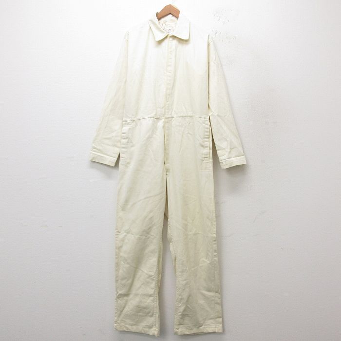 古着通販 W39☆古着 長袖 ミリタリー ツナギ メンズ 90年代 90s