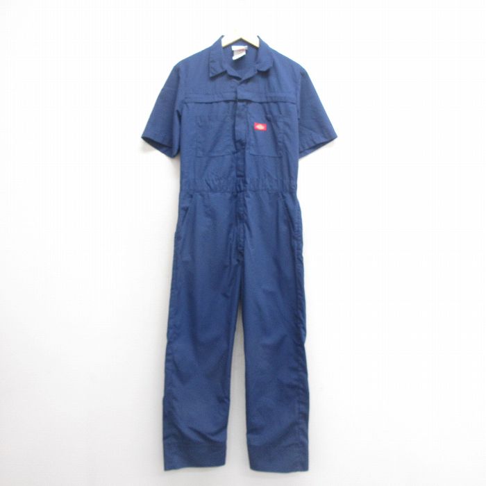 古着通販 W37☆古着 ディッキーズ 半袖 ワーク ツナギ メンズ 00年代