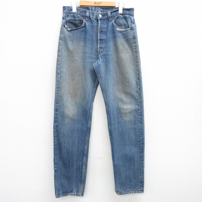 古着通販 W34☆古着 ジーンズ Levis リーバイス 501 メンズ 90