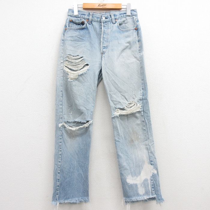 古着通販 W29☆古着 ジーンズ Levis リーバイス 501 メンズ 90