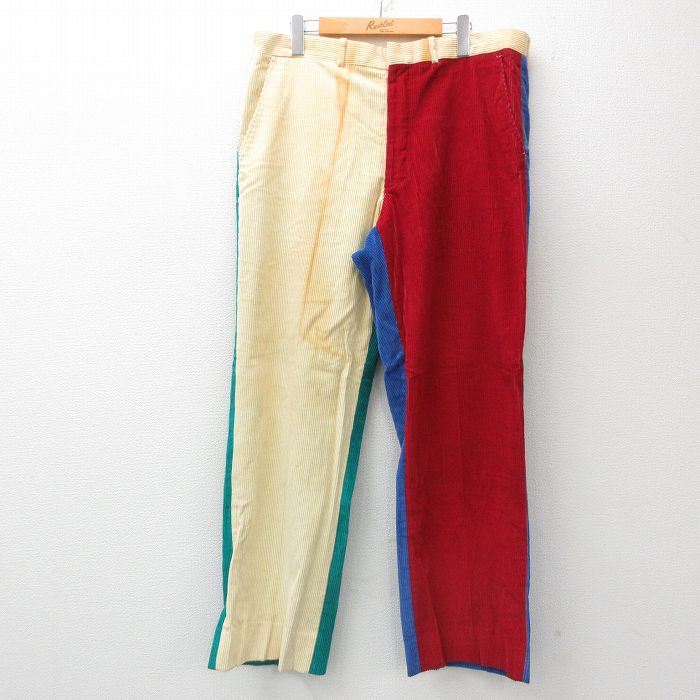 古着通販 W36☆古着 コーデュロイ パンツ メンズ 80年代 80s 太畝