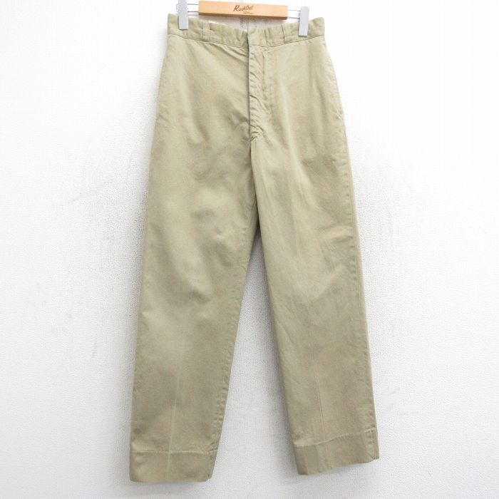 H*i様 USA古着 チノパンツ スウェットパンツ タグ付き アメリカ直輸入 ま 古着通販 W29☆古着 ビンテージ ミリタリー チノ パンツ チノパン