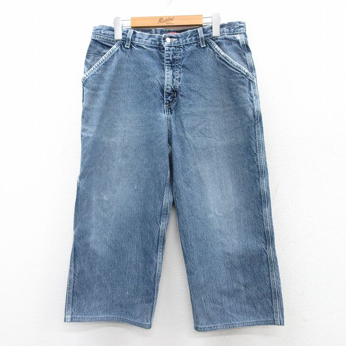 新入荷 古着通販 W34☆古着 クイックシルバー ペインター パンツ メンズ パンツ