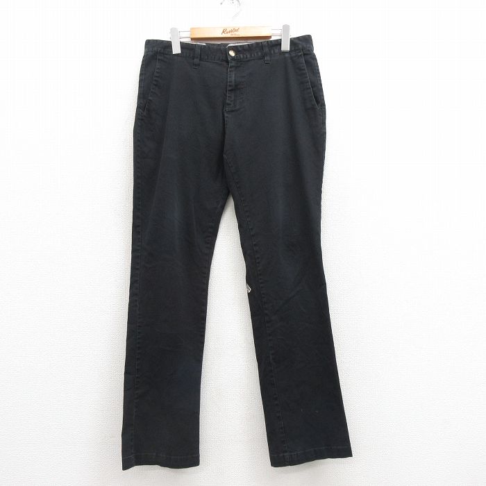 古着通販 W32☆古着 ボルコム パンツ メンズ 黒