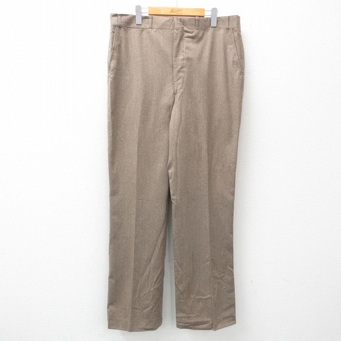 古着通販 W37☆古着 ランズエンド スラックス パンツ メンズ 80
