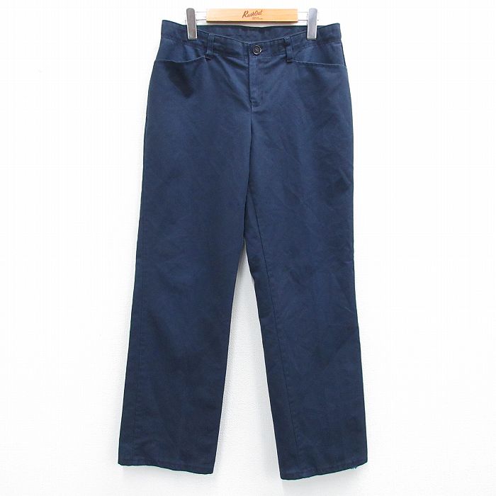 古着通販 W32☆古着 レッドキャップ ワーク パンツ メンズ 紺