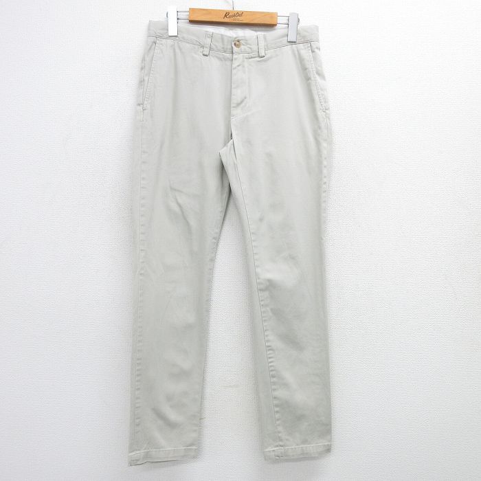 90s古着 ポロラルフローレン メンズパンツ リネン100% ベージュ W31 POLO RALPH LAUREN - 90年代 Polo by Ralph Lauren ポロ ラルフ