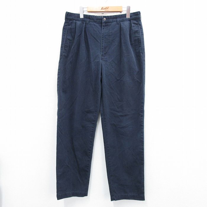 パンツ 90s RRL CHINOS W34 W32 90s Polo by Ralph Lauren チノパン W34 L32 ネイビー サ