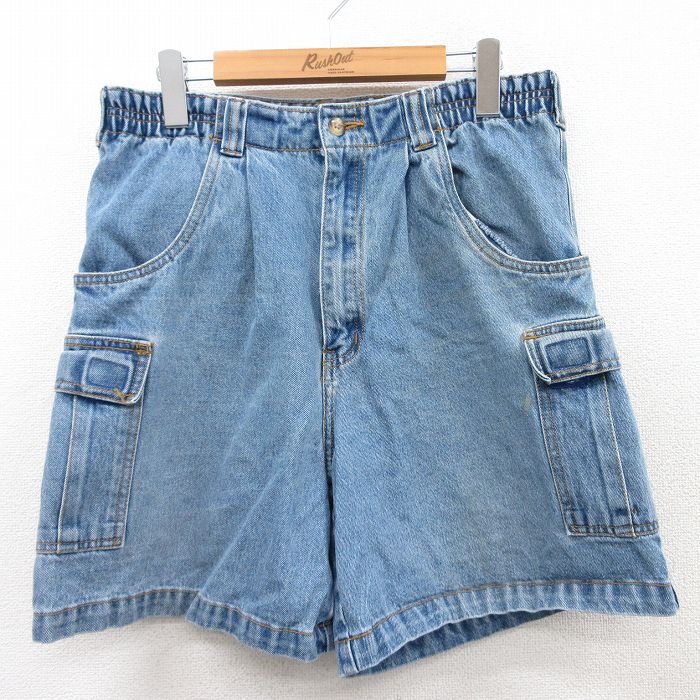古着通販 W31☆古着 ショート カーゴ パンツ ショーツ メンズ 00 古着通販 W31☆古着 ショート カーゴ パンツ ショーツ メンズ 00
