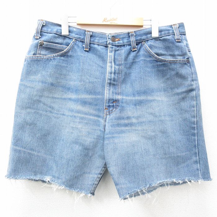 古着通販 W37☆古着 ショート パンツ ショーツ メンズ 80年代