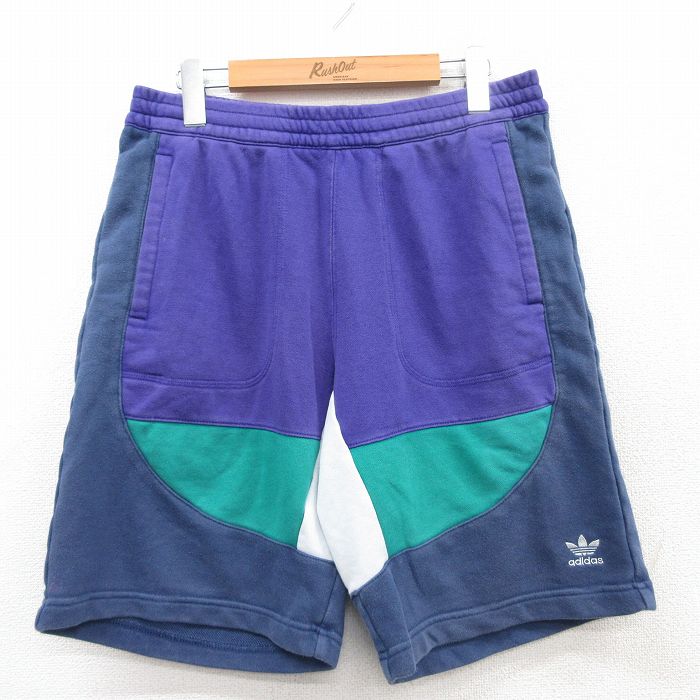 古着通販 W33☆古着 アディダス adidas ショート スウェット