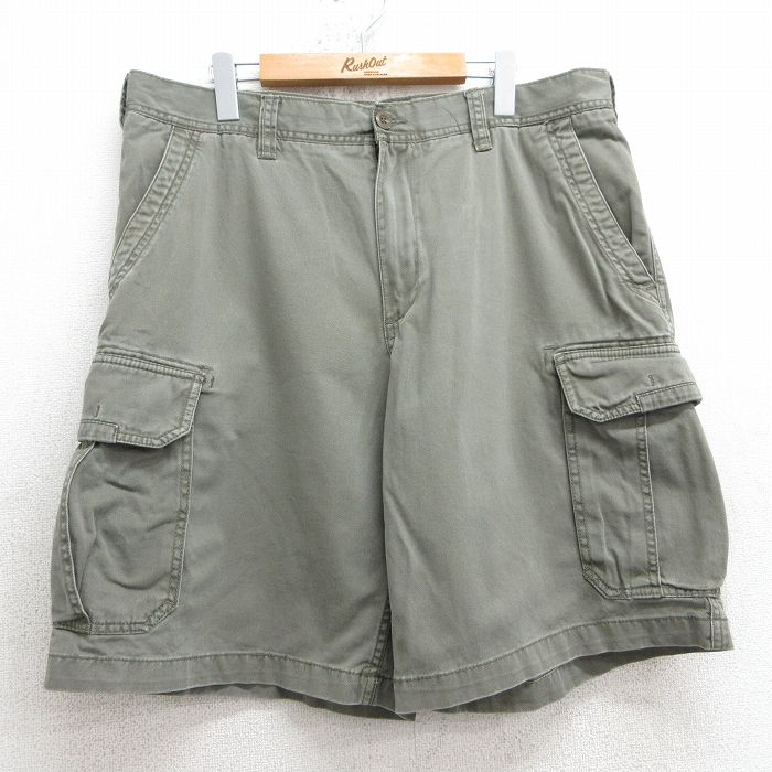 OLD NAVY オールドネイビー グレー カーゴショーツ Mサイズ 古着通販 W38☆古着 オールドネイビー OLD NAVY ショート カーゴ