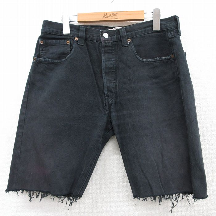 リーバイス501 W33 ブラックデニム 黒 ボトム パンツ 古着 13772 リーバイス501 W33 ブラックデニム 黒 ボトム ストレート 10208
