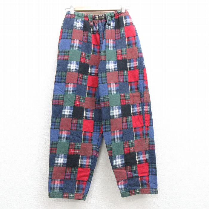90s SOUTHPOLE サイドラインベロアイージーパンツ ブラック XL