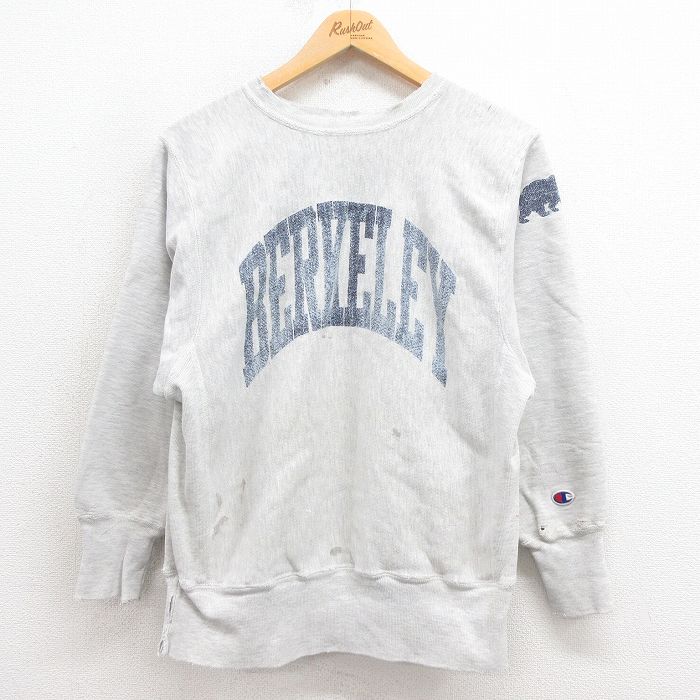 古着通販 M☆古着 長袖 チャンピオン Champion リバースウィーブ