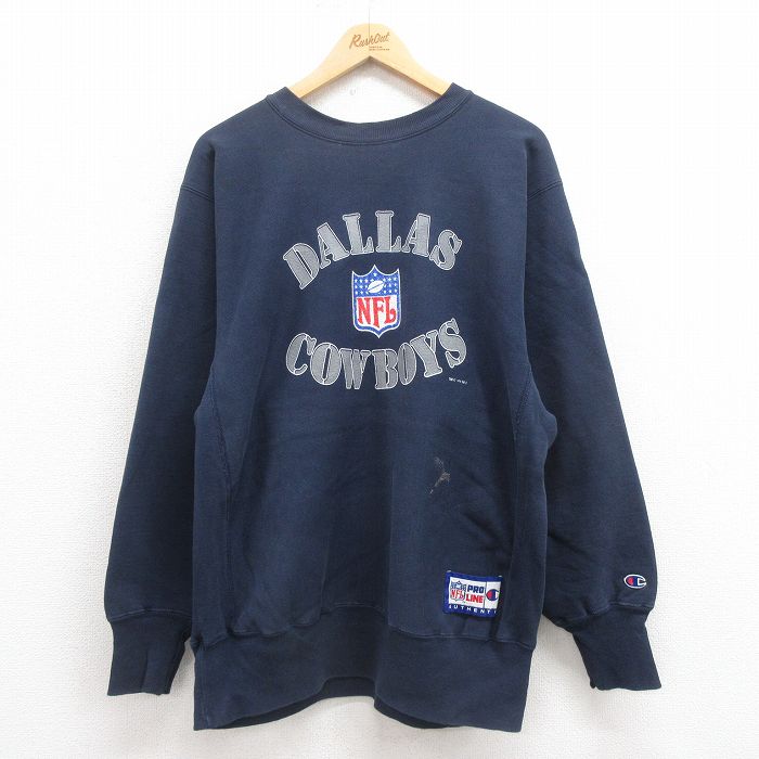 古着通販 L☆古着 長袖 チャンピオン Champion リバースウィーブ