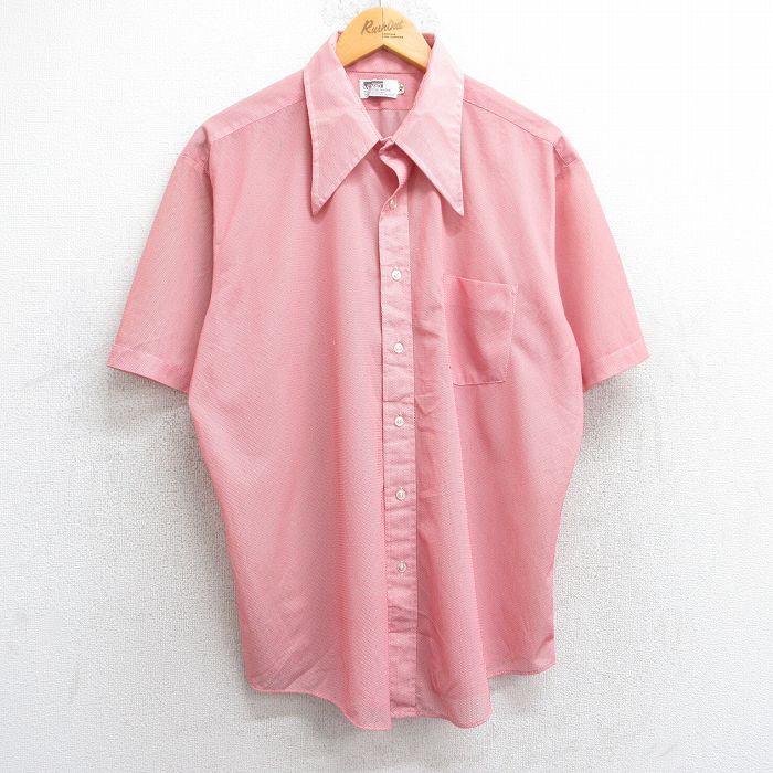 1970s ビンテージ　スパンコール半袖シャツ　Tシャツ　赤　ラメ　古着屋ユーロ チャンピオン Champion 60s ~ 70s Vintage ヴィンテージ