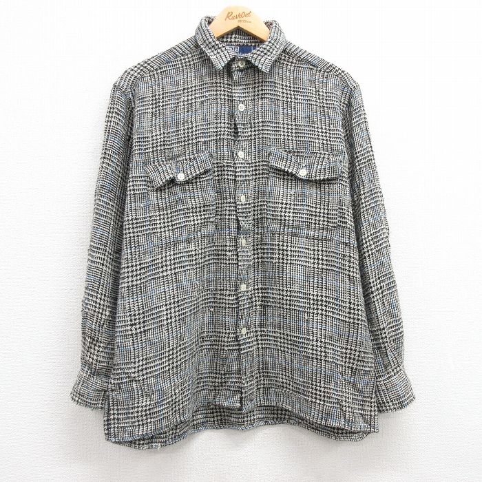 90s ラルフローレン MARSEILLE マルセイユ シャツ 千鳥格子 XL | 古着屋 Uan