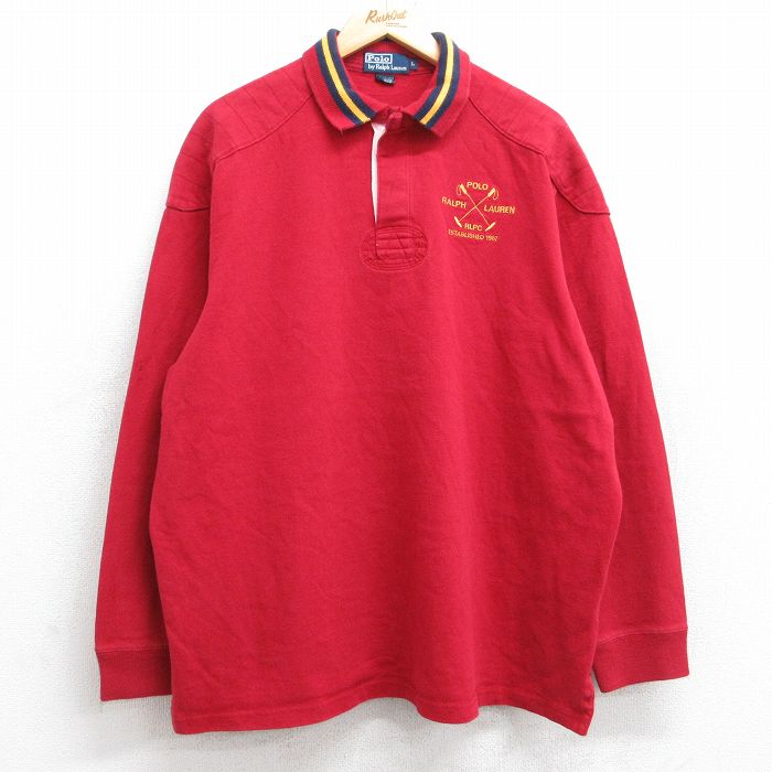 古着通販 XL☆古着 ラルフローレン 長袖 ブランド ラガー シャツ