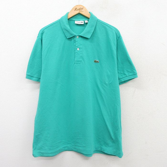 古着通販 XL☆古着 ラコステ LACOSTE 半袖 ブランド ポロ シャツ