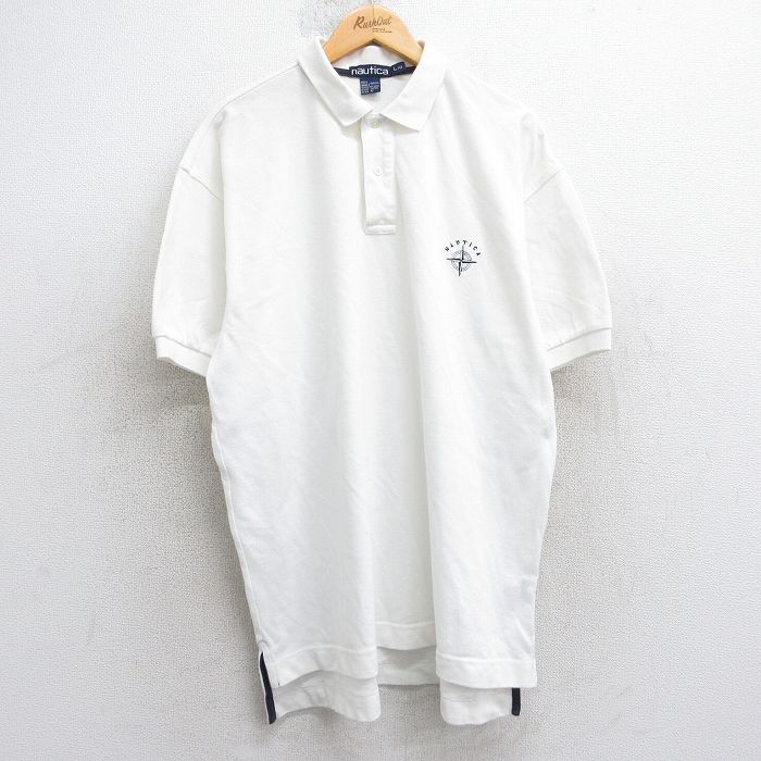 ノーティカ　NAUTICA ビッグサイズ　ポロシャツ　ストリート　 希少 古着 中古・古着通販】NAUTICA (ノーティカ) ポロシャツ ネイビー