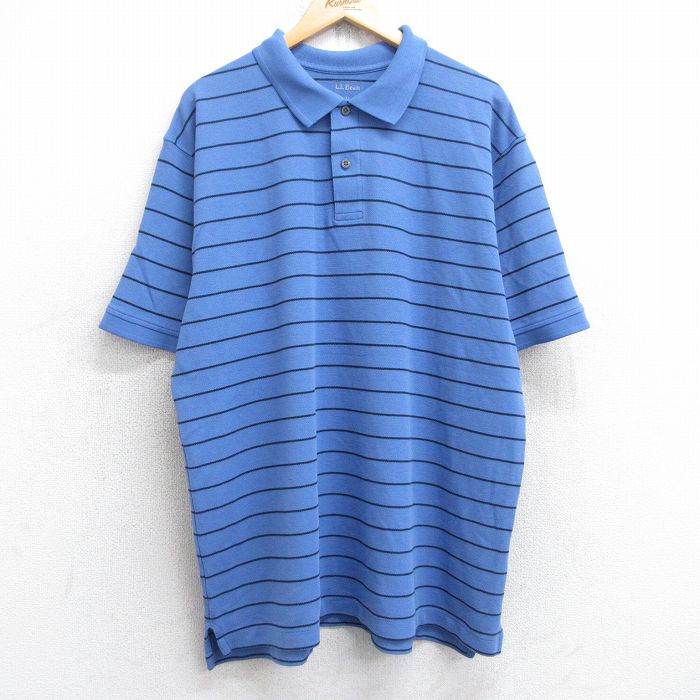古着通販 XL☆古着 エルエルビーン 半袖 ブランド ポロ シャツ