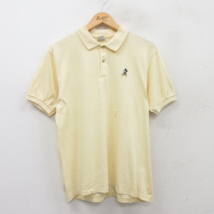 古着通販 L☆古着 半袖 ポロ シャツ メンズ 80年代 80s