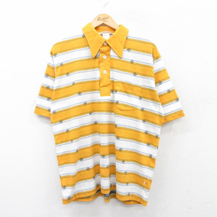 古着 60s Juilliard Featheroy 無地 ソリッド 開襟 ボックス