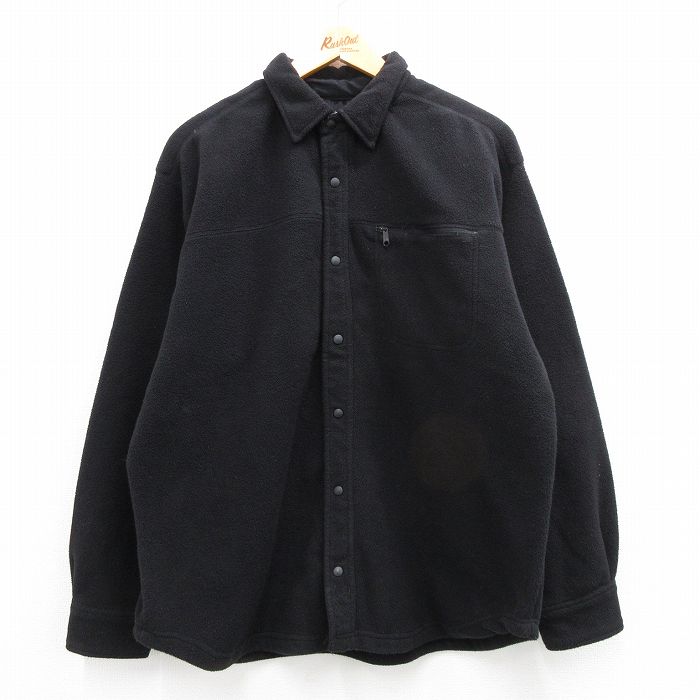 古着通販 XL☆古着 カベラス 長袖 フリース シャツ メンズ 90