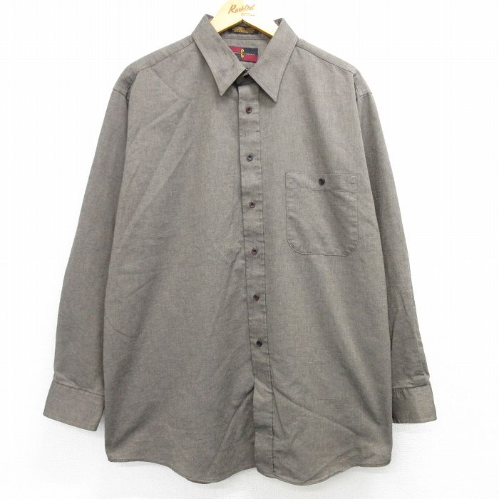 最上の品質な メンズ シャツ 長袖 XL☆古着 古着通販 90年代 大きいサイズ 90s トップス