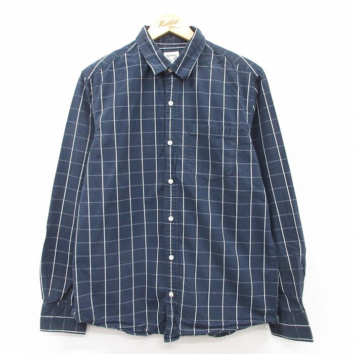 古着通販 L☆古着 オールドネイビー OLD NAVY 長袖 シャツ