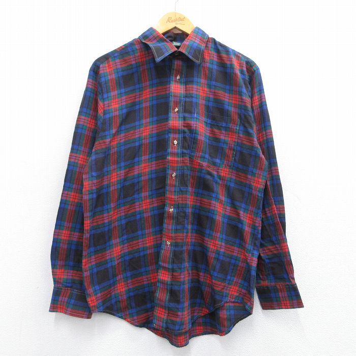 古着通販 M☆古着 IZOD 長袖 シャツ メンズ 00年代 00s 紺他