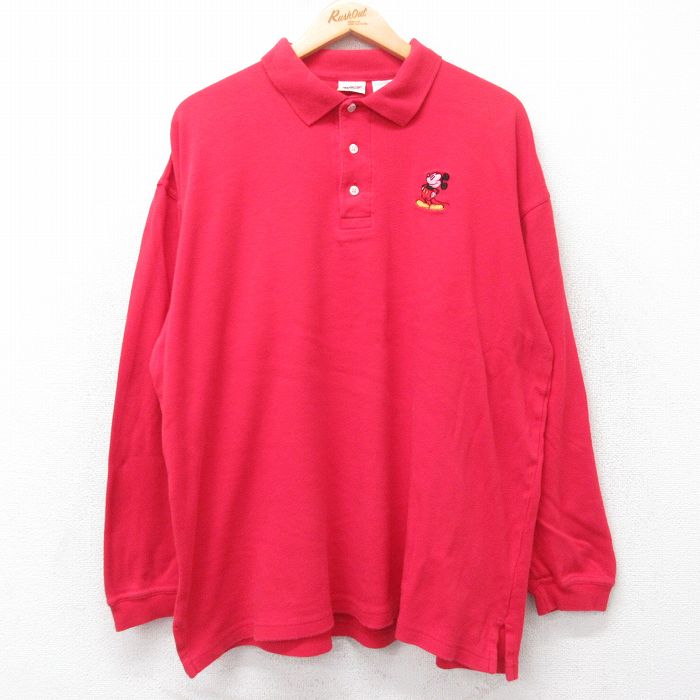 古着通販 XL☆古着 長袖 ポロ シャツ メンズ 00年代 00s