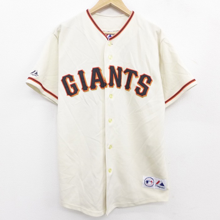 MLB サンフランシスコ・ジャイアンツ ベースボールシャツ 実寸XS程度 *