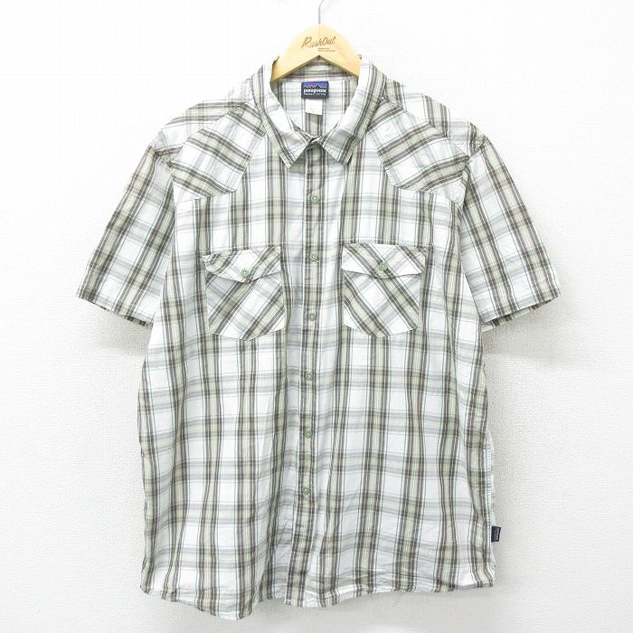 古着通販 XL☆古着 パタゴニア patagonia 半袖 ウエスタン