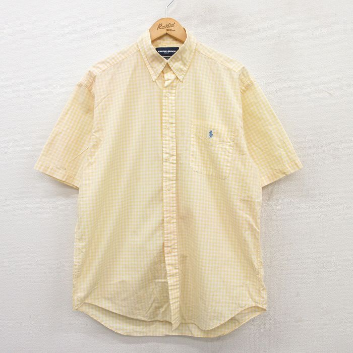 古着通販 XL☆古着 ラルフローレン ゴルフ 半袖 ブランド シャツ
