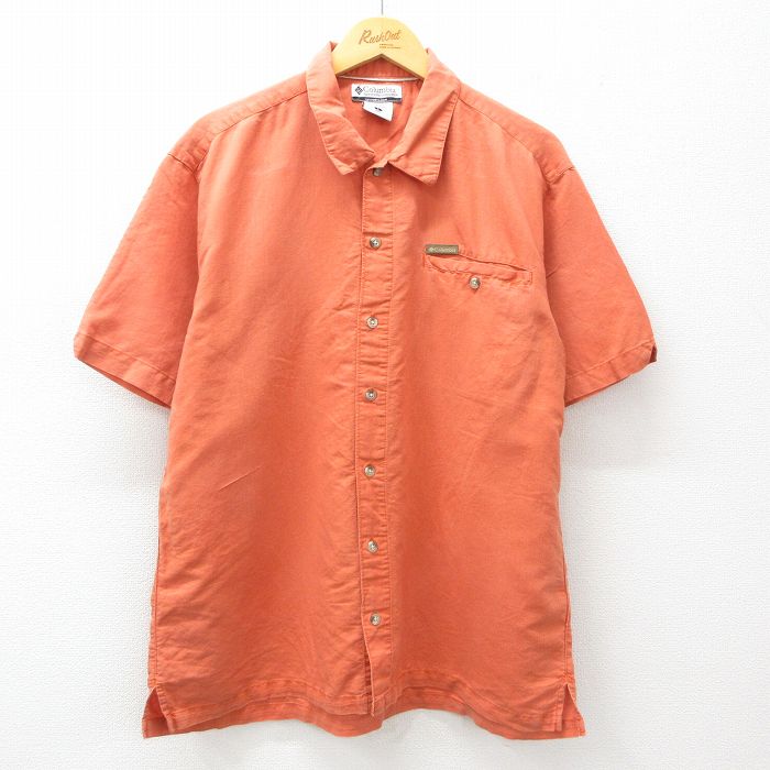 古着通販 XL☆古着 コロンビア 半袖 シャツ メンズ 00年代 00s