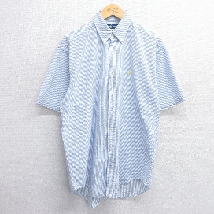 古着通販 XL☆古着 ラルフローレン ゴルフ 半袖 ブランド シャツ