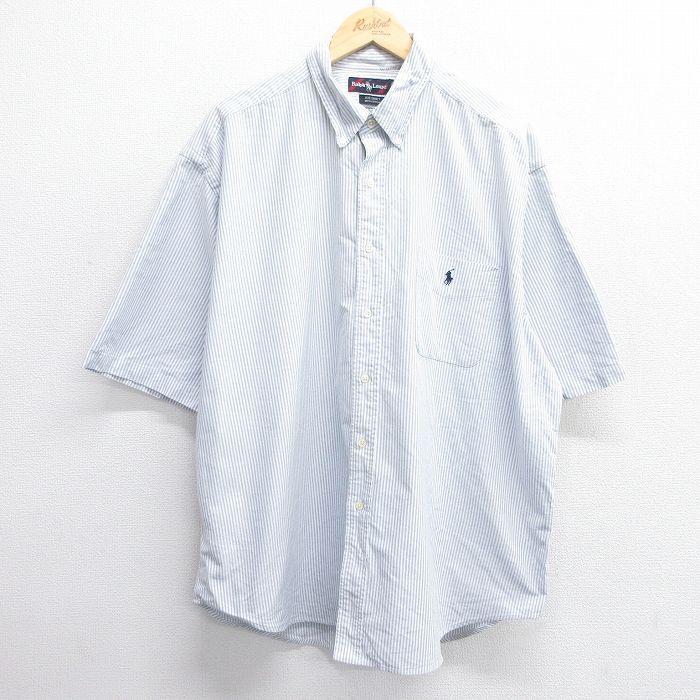 古着通販 XL☆古着 ラルフローレン 半袖 ブランド シャツ メンズ 古着通販 XL☆古着 ラルフローレン 半袖 ブランド シャツ メンズ