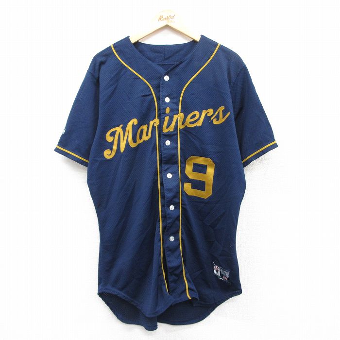 古着通販 XL☆古着 半袖 ベースボール シャツ メンズ 90年代 90s