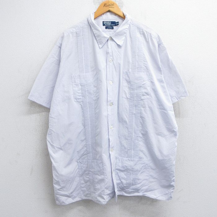 古着通販 XL☆古着 ラルフローレン 半袖 ブランド キューバ