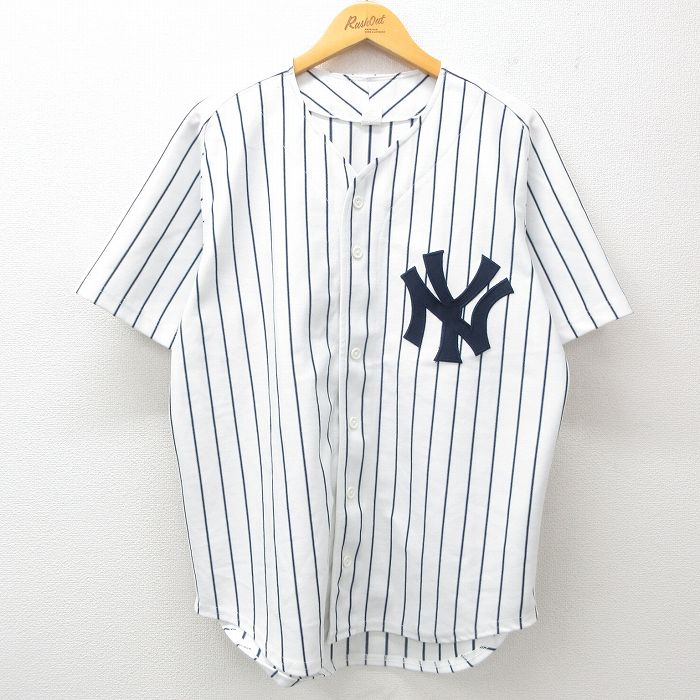 古着通販 XL☆古着 半袖 ベースボール シャツ メンズ 90年代 90s