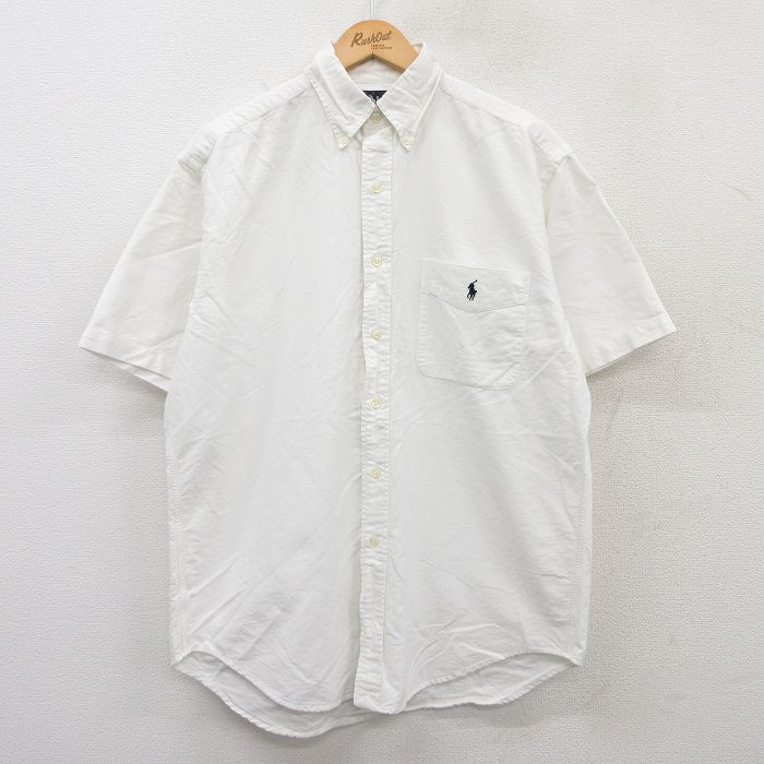 古着通販 XL☆古着 ラルフローレン 半袖 ブランド シャツ メンズ